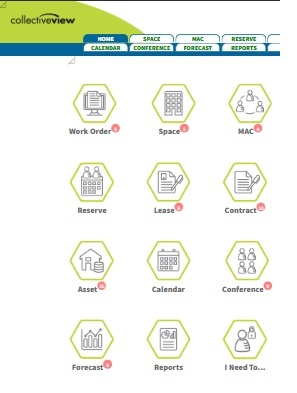 The Collectiveview home screen on a phone